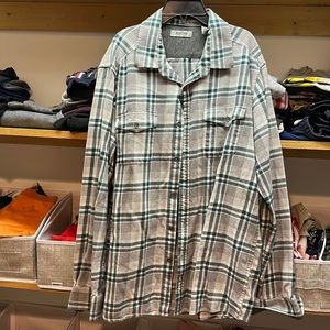 Kenneth Cole Reaction Long Sleeve Flannel Shirt